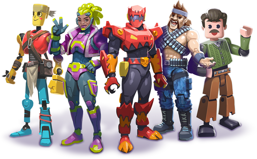 plastic heroes character roster